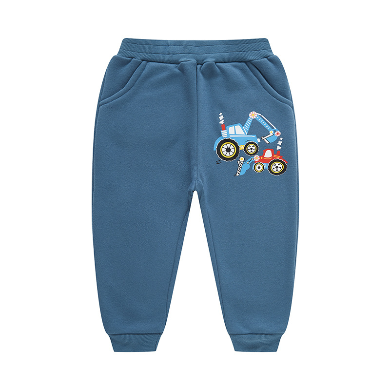 Picture of Children's clothing winter boys pants plus velvet new men's baby solid color sports pants children Korean version of wholesale a generation of hair