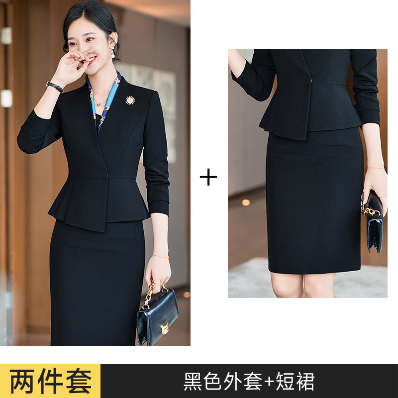 Picture of Professional Suit suit Women's Autumn and Winter High-end Temperament Fashion Manager Dress Suit Sales Department Jewelry Store Work Clothes