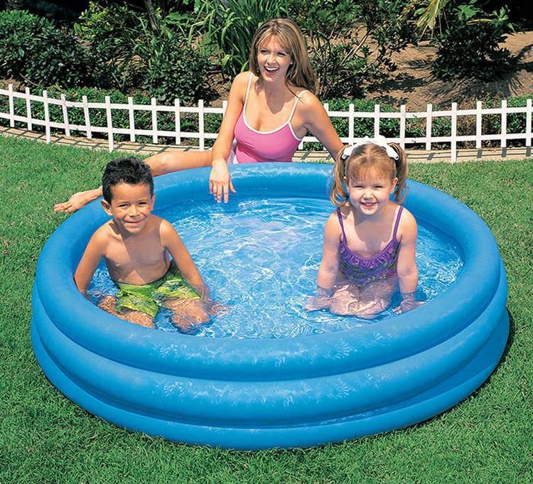 Picture of INTEX58426 Crystal Blue Inflatable Pool Swimming Pool Ocean Ball Pool Bath Fishing Pool