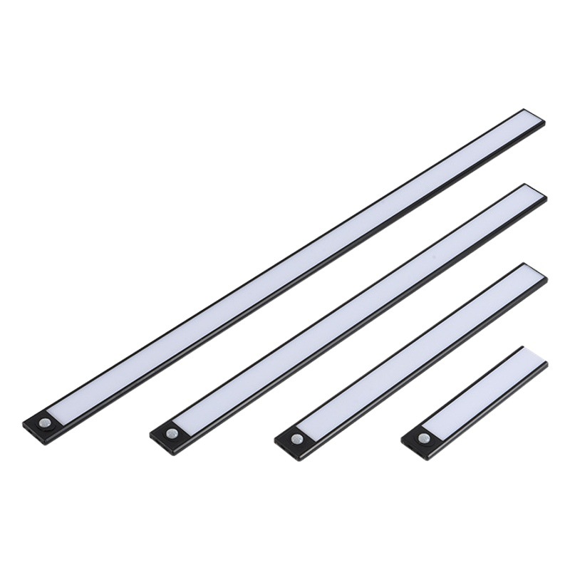 Ultra-thin Human Body Induction Cabinet Light Wine Cabinet Wardrobe Shoe Cabinet Corridor Light USB Rechargeable Wireless Magnetic LED Light Bar