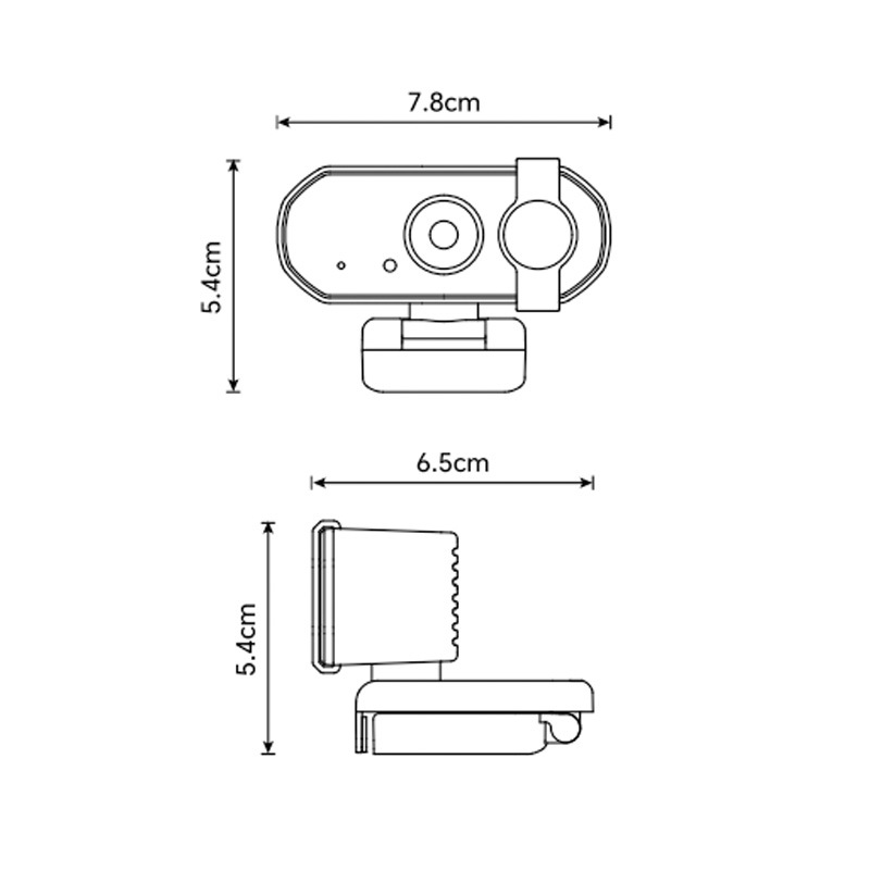 Picture of New 1080P/2K/4K High-Definition Computer Camera USB Driver-Free Notebook Desktop Universal Online Class Live Broadcast
