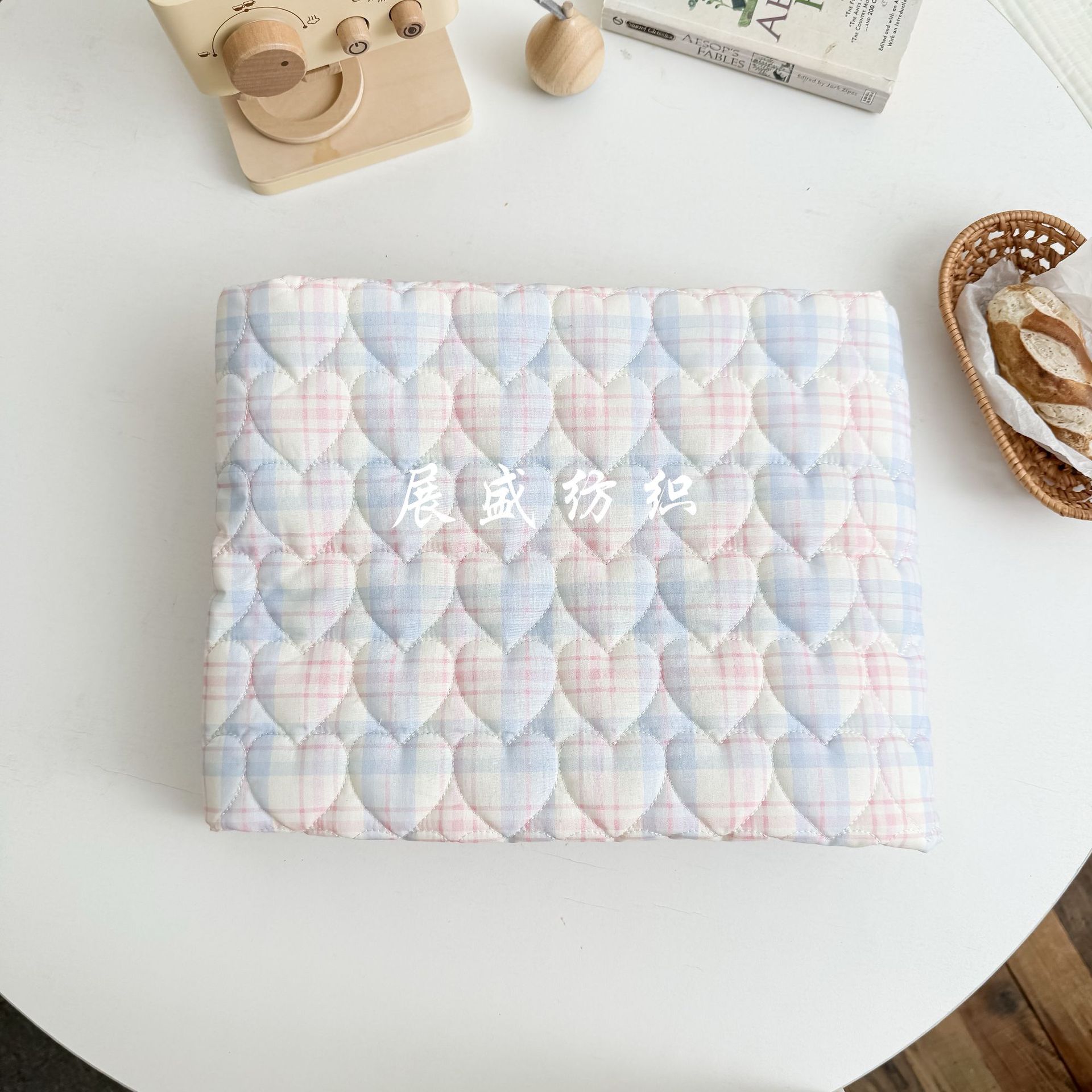 40 Quilted Cotton Cotton Dopamine Plaid Floral Fabric Quilted Autumn and Winter Cotton-padded Jacket Cotton-padded Jacket Bag Cotton-padded Jacket