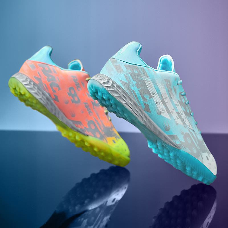 Picture of World Cup Mandarin Duck Primary School Children and Teenagers Broken Nails Spikes Outdoor Spikes School Competition Training Football Shoes