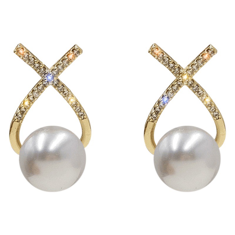 s925 Silver Needle Pearl Earrings for Women 2023 New High Feeling Elegant Internet Celebrity Earrings Niche Light Luxury Earrings