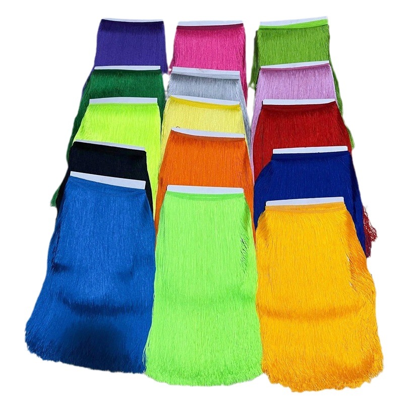 Cross-border Europe and the United States 50cm polyester wedding ceremony clothing accessories tassel lace stage row beard decoration factory wholesale