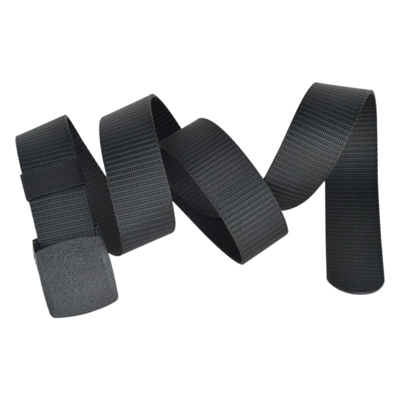Outdoor Sports Nylon Tactical Belt Plastic Buckle Hypoallergenic Canvas Belt Men Casual Eco-Friendly Belt Wholesale