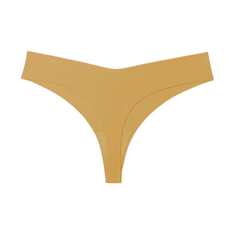 Picture of European and American Cross-border Pregnant Women's plus size Traceless Women's Underwear Class A Ice Silk Breathable Sports Low Waist Naked Briefs for Women