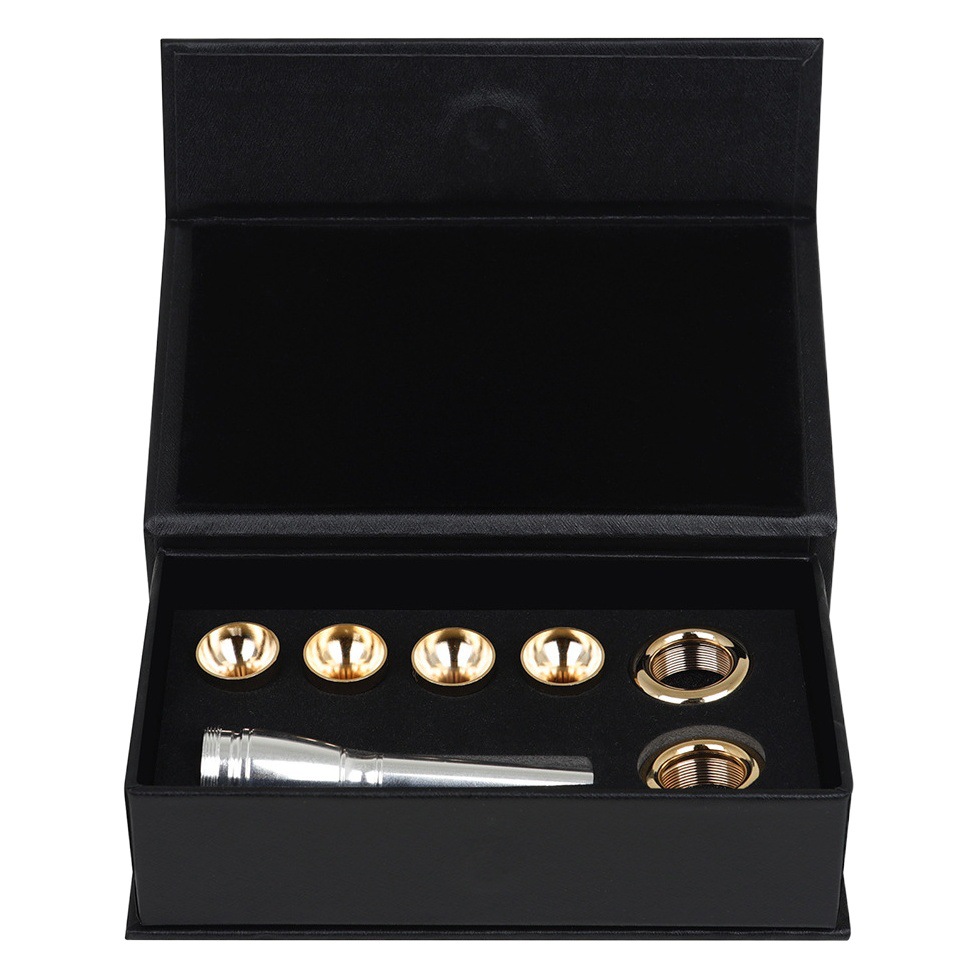Musical Instrument Accessories Wholesale Baja small size Mouth Brass Gold Plated 7 Head 3 C3B2C2B small size Musical Instrument Mouth suit
