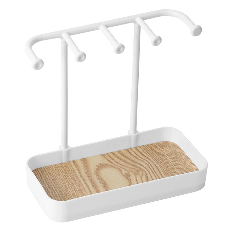 Fante Jewelry Display Rack Household Earrings and Studs Storage Box Jewelry Tray Dressing Table Hanging Bracelet Necklace Storage