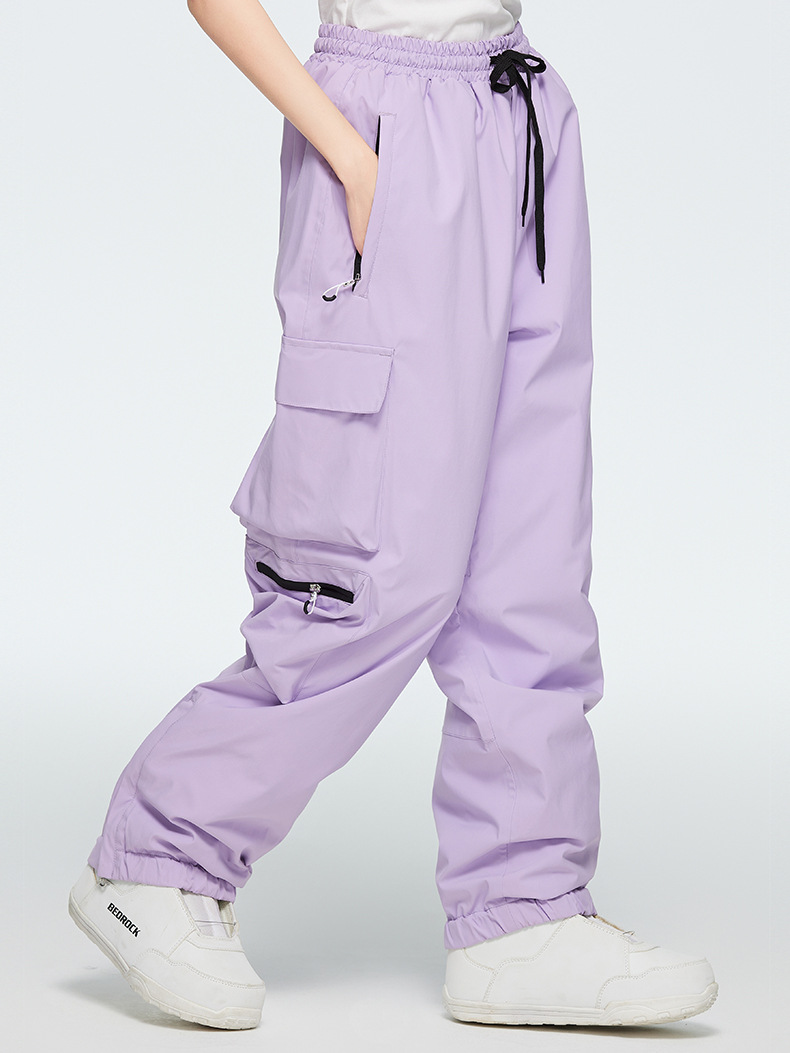 Picture of New Ski Pants for Men and Women 24-25 Snow Season Outdoor Windproof Waterproof Warm Thickened American Snowboard Pants