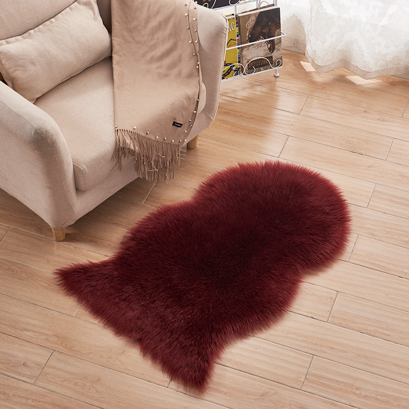Picture of Modern Simple Machine Washable Living Room Entrance Carpet Balcony Study Bedroom Bedside Mat Machine Washable Solid Color Foot Mat