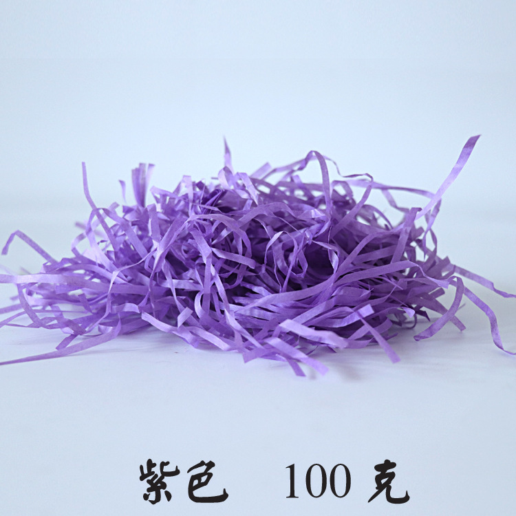 Picture of Lafite Grass Color Shredded Paper Shredded Candy Box Gift Box Filler Decoration Gift Box Shockproof Supplies Multi-color Optional