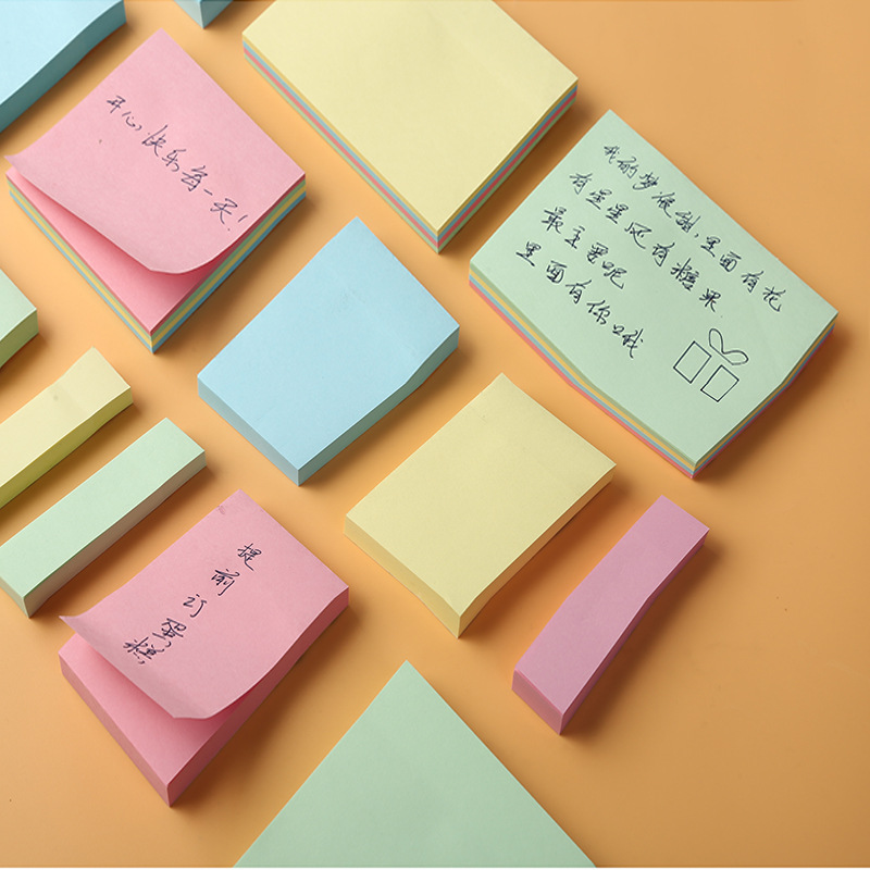 Picture of Office Stationery Sticky Notes in Stock Student Small Note Pad Tearable Creative Cute Note Index Note Paper Wholesale