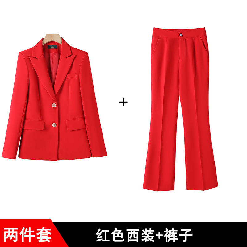 Picture of Spring and Autumn Business Wear Women's suit Women's Fashion Dress Stitching Women's Suit Work Clothes Korean Casual Small Suit