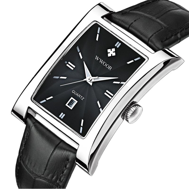 Genuine brand square men's watch waterproof strap with calendar belt men's watch watch wholesale a generation of hair