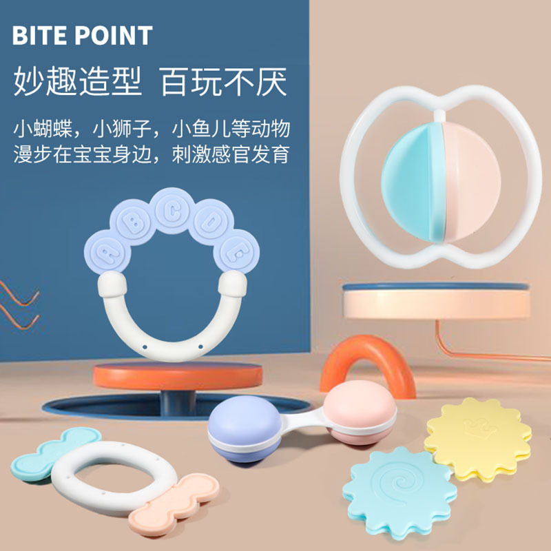 Picture of Baby Toys Newborn Toddler Educational Early Education Grasping Rattle Can Chew Molar Stick Baby 1 Year Old