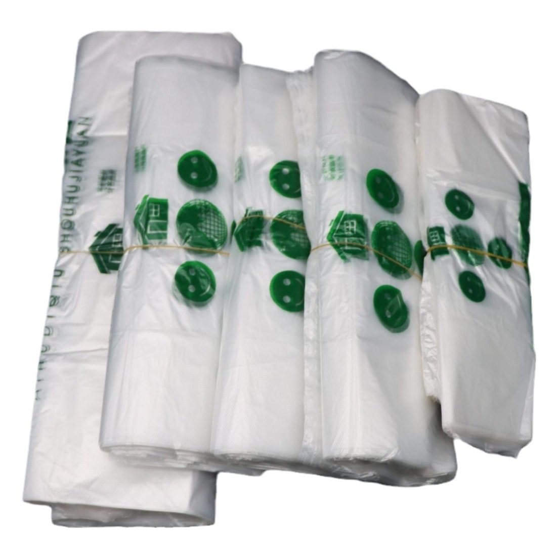 Supermarket Shopping Eco-Friendly Shopping Bags, Commercial Supermarket White Packaging Bags Wholesale, Vest Plastic Bags with Logo Printable