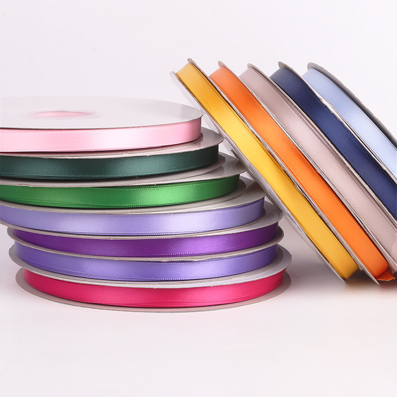 1cm high density ribbon cake ribbon silk one cm DIY bow decorative ribbon gift flower bouquet packaging