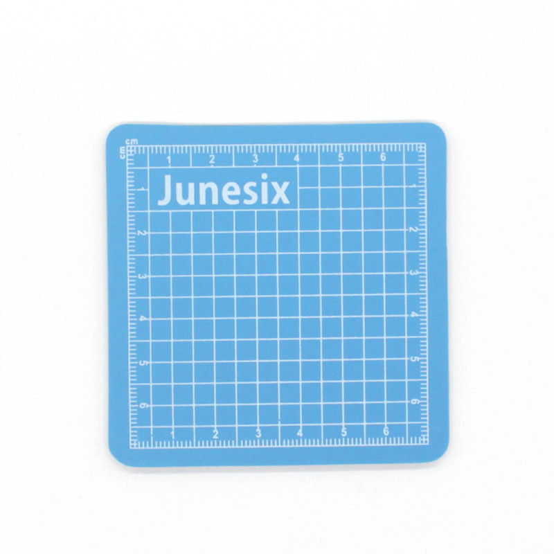 Picture of Junesix cutting board mini cutting pad manual model 8x 8cm hand account cutting pad 2.4MM