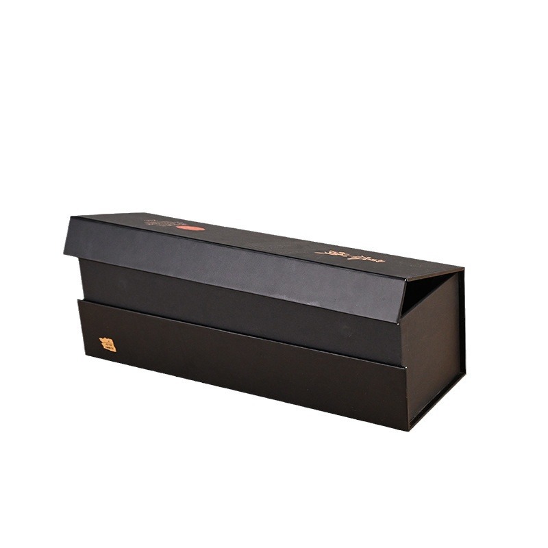 Picture of Red Wine Packaging Box Single Bottle Wine Gift Box Empty Box Packaging Wine Bottle Box Hot Stamping Can Print Logo High-End Wine Box