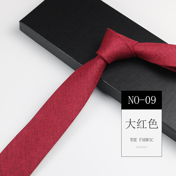 Picture of Men's formal wear for work professional Korean wedding groom artistic simple academic style blue gray 6cm hand tie