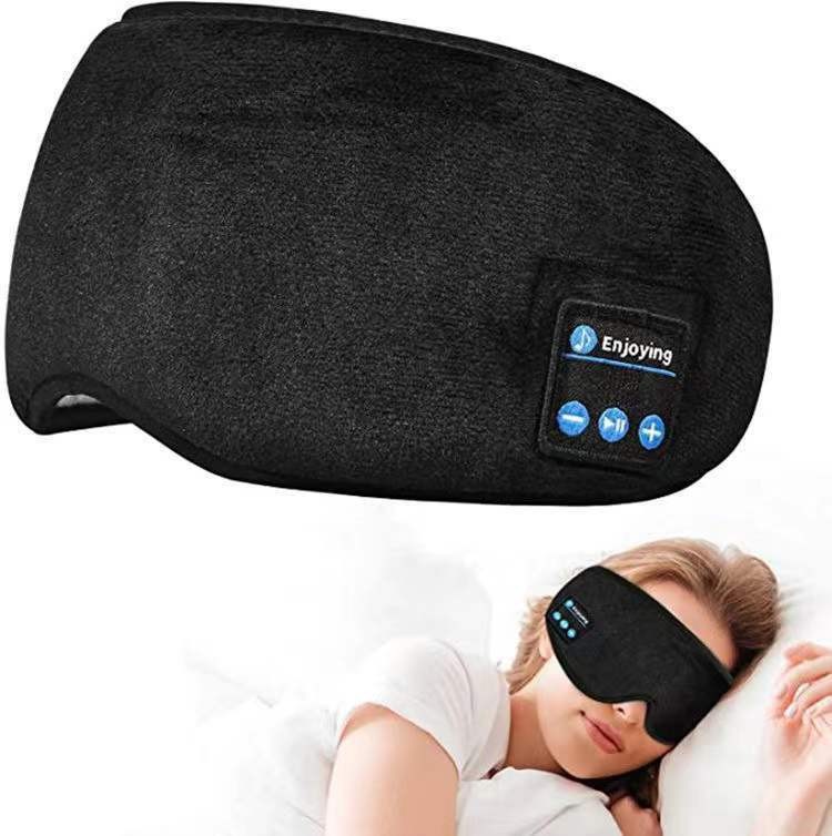 Picture of Cross-border 3D Bluetooth eye mask headset smart wireless music call ear mask breathable sleep artifact shading eye mask