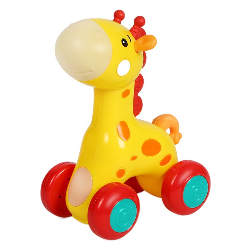 Gu Yu 2208 walker learning to climb small partner baby baby tooth gum rattle small animal trolley early education toy