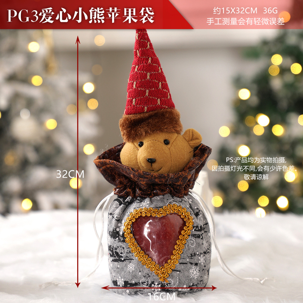 Picture of Christmas Gift Apple Bag Handbag Adult Children Children Christmas Gift Decoration High-end Gift Bag