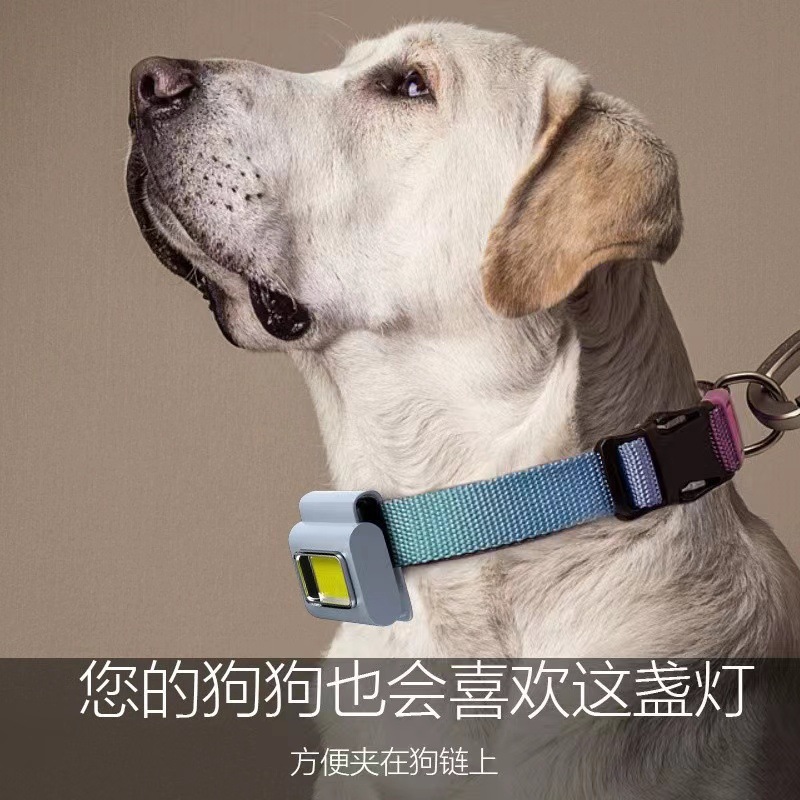 Picture of Cross-border new running lights with magnetic TYPE-C charging headlights portable clothes peg running COB silicone work lights