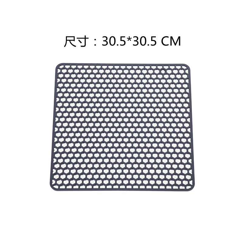 Picture of Amazon Hot Cross-border Hot Supply Silicone Sink Drain Hollow Kitchen Filter Splash-proof Mat