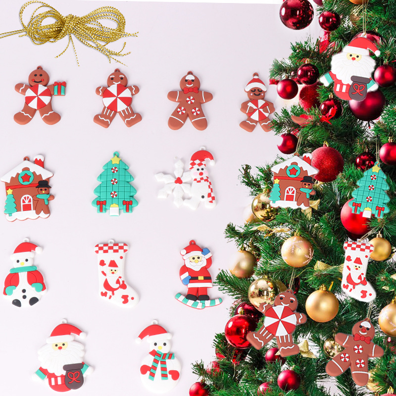 Pancake Man in stock gift creative doll Christmas Decorations Christmas tree decoration pendant scene layout
