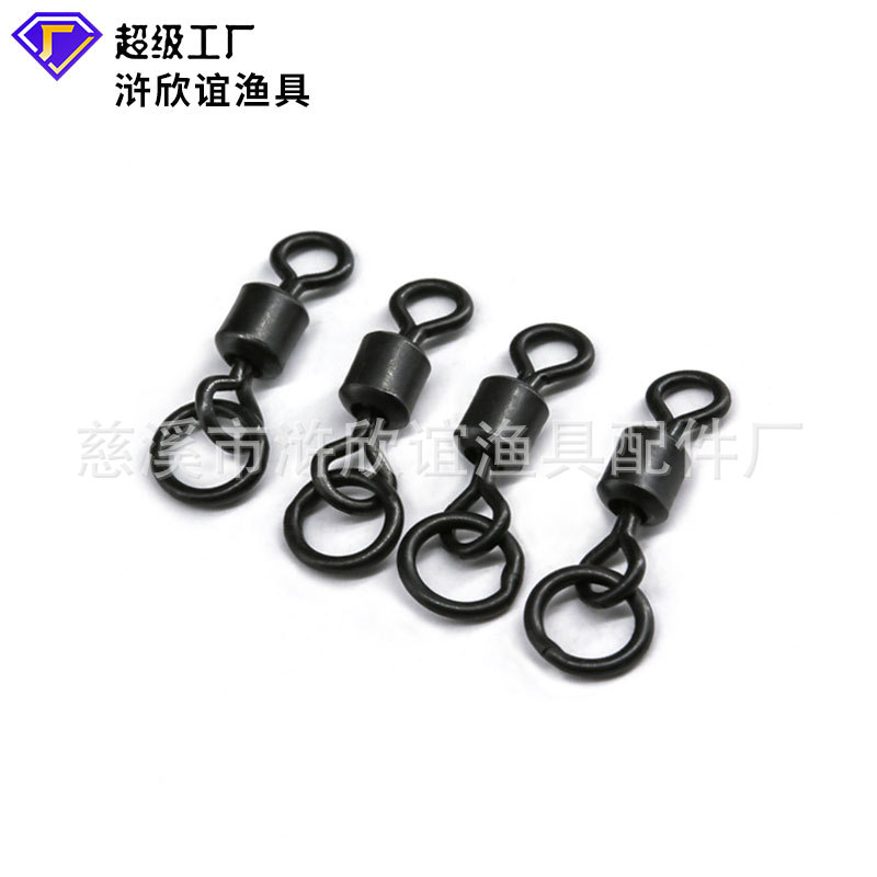 Fishing supplies fishing gear carp fishing small accessories line assembly supplies American swivel welding single ring connector