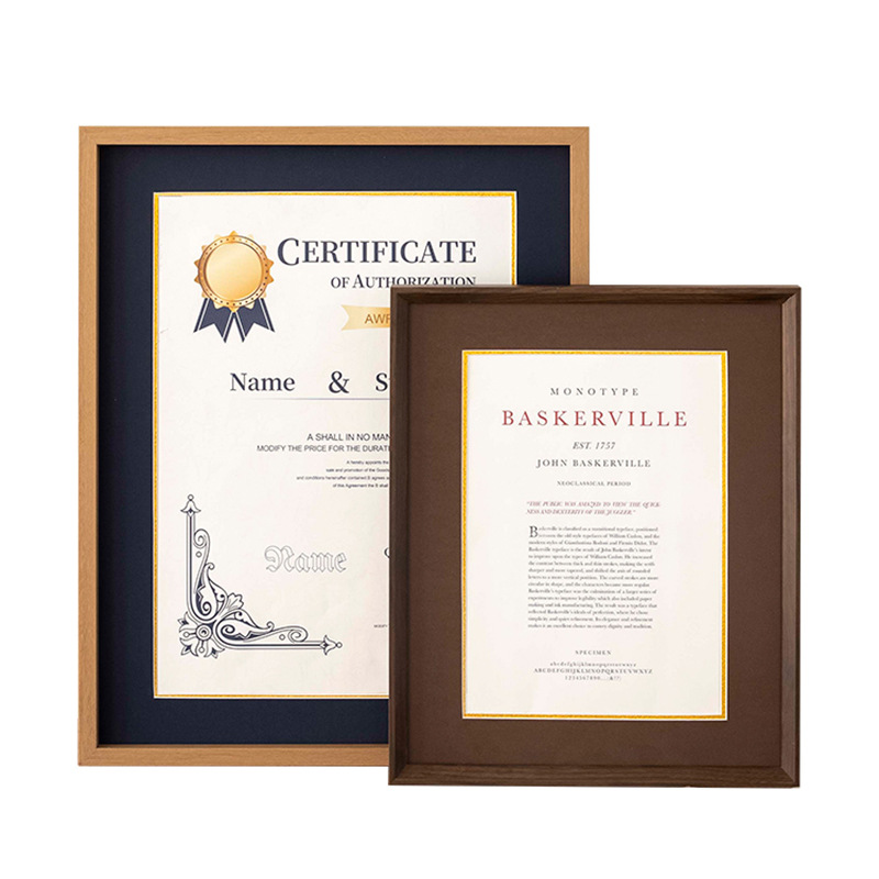 Picture of Graduation certificate frame A4 honor patent photo frame wall mounting graduation award display frame acrylic picture frame 20-inch