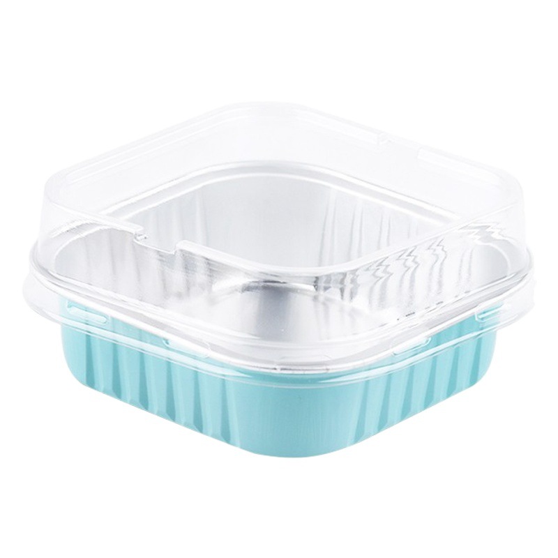 Banji packaging box aluminum foil mango dessert snow Mei Niang single disposable transparent cake packaging box wholesale