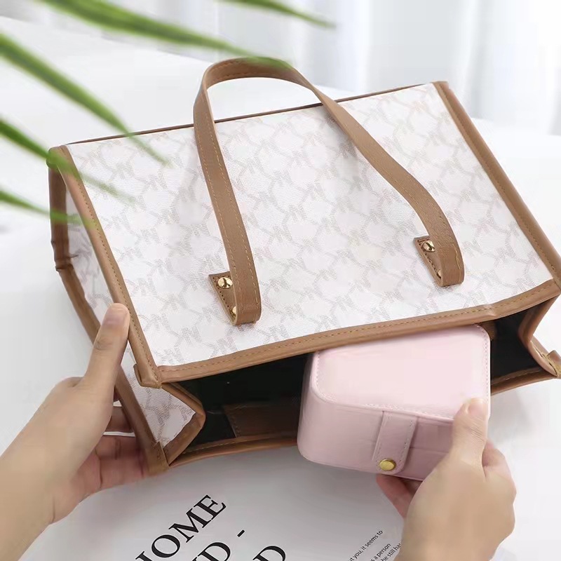 Picture of South Korea exquisite jewelry box multi-layer portable travel with mirror jewelry box earrings earrings packaging jewelry storage box