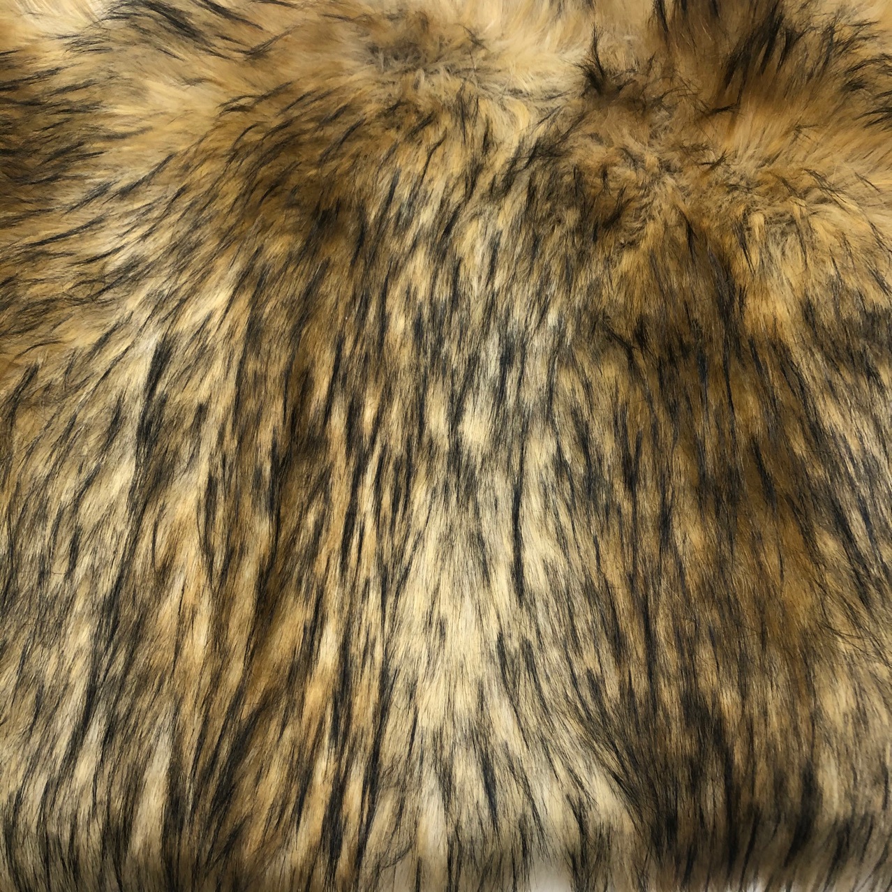 Raccoon Fur Artificial Fur Jacquard Two-Color Fur Collar Plush Anti-Animal Fur Anti-Animal hair Fur