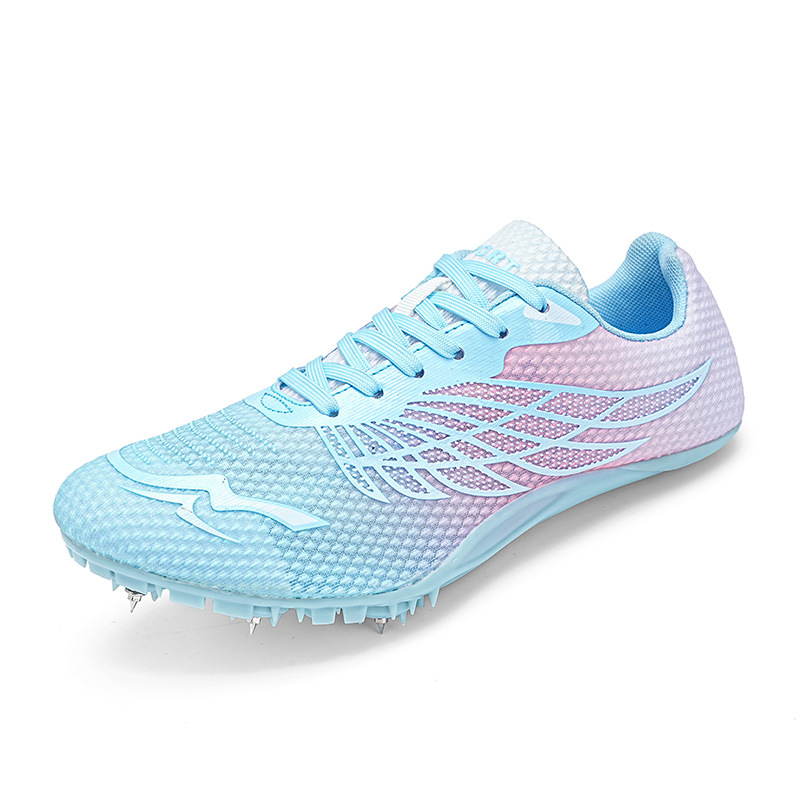 Track and Field Sprint Sports Shoes for Men, Outdoor Spiked Shoes for Women, Mid-Long Running and Jump Shoes, High School Entrance Examination Physical Examination Spiked Shoes
