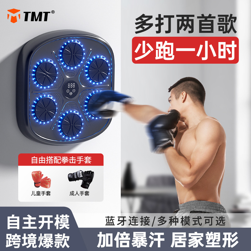 Music electronic boxing target Bluetooth smart home training sports fitness electronic wall target male boxing sandbag children