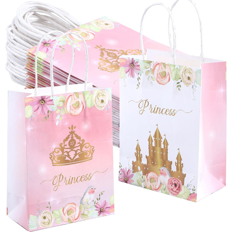 New Amazon Crown Castle Cute Gift Paper Bag Birthday Party Shopping Gift Paper Bag Jewelry Tote Bag