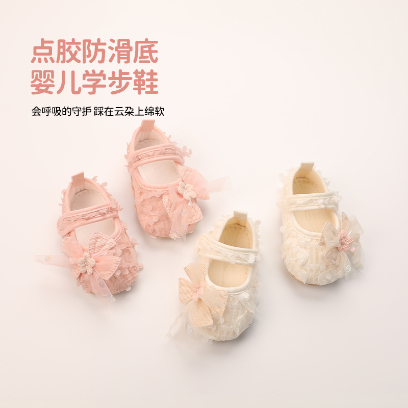 Baby Girl Toddler Shoes Soft Sole Non-slip 6-12 Months Cute Princess Spring Summer Thin Breathable Baby Shoes