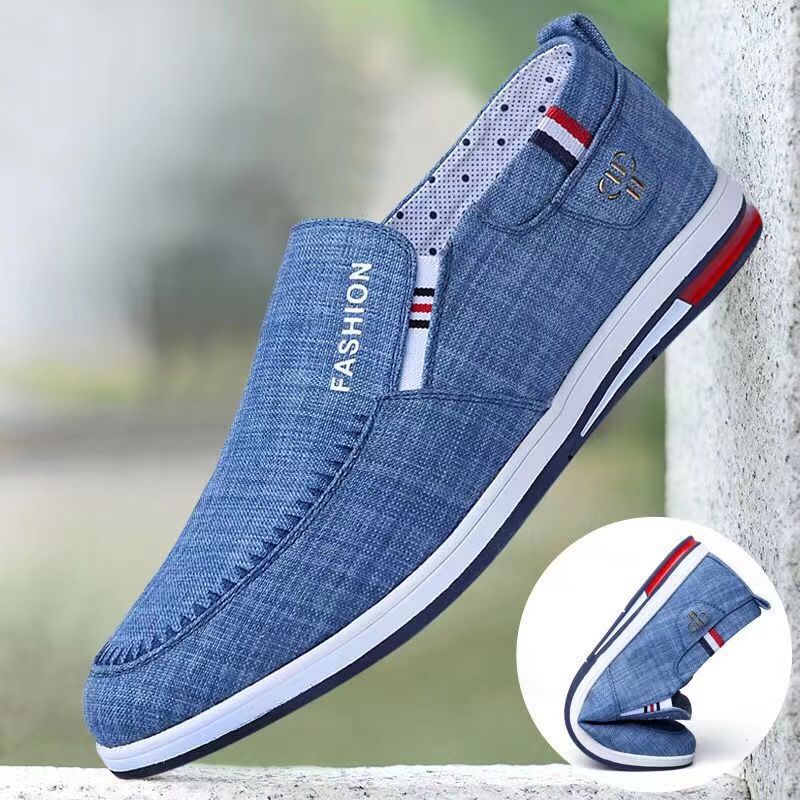 Men's youth Korean version of British fashion men's shoes business shoes shoes casual canvas shoes wholesale a generation of hair