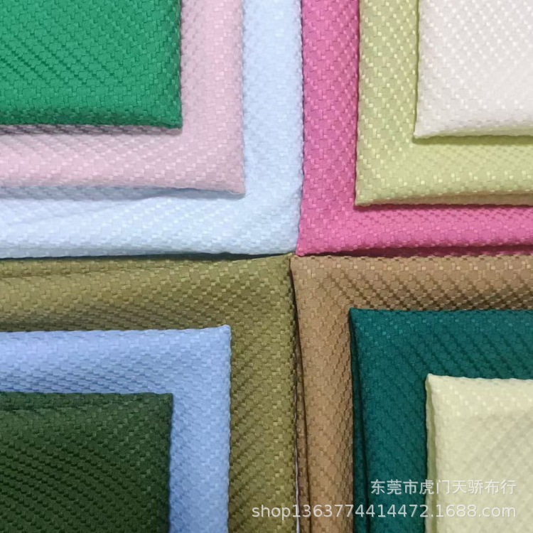 Spot Woven Polyester Jacquard Fabric Polyester Plaid Jacquard Cloth Tian Zi Plaid Jacquard Cloth Fashion Women's Fabric