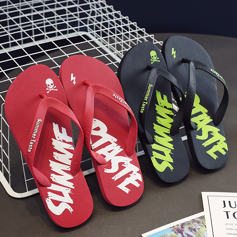 Summer Guangdong Flip-Flops Wholesale Stall Men's Slippers Trendy Korean Style Beach Shoes Outdoor Wear Personalized Sandals