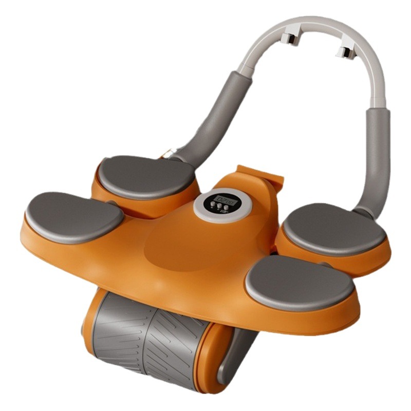 Abdominal wheel automatic rebound new elbow support belly contracting abdominal exercises abdominal muscles men's thin belly home fitness equipment