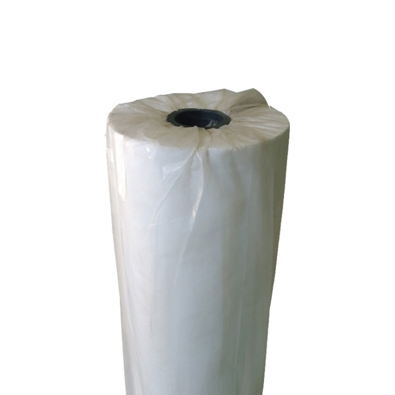 Picture of White non-woven fabric whole roll non-woven fabric breathable dustproof agricultural nursery rice seedling building waterproof thickening
