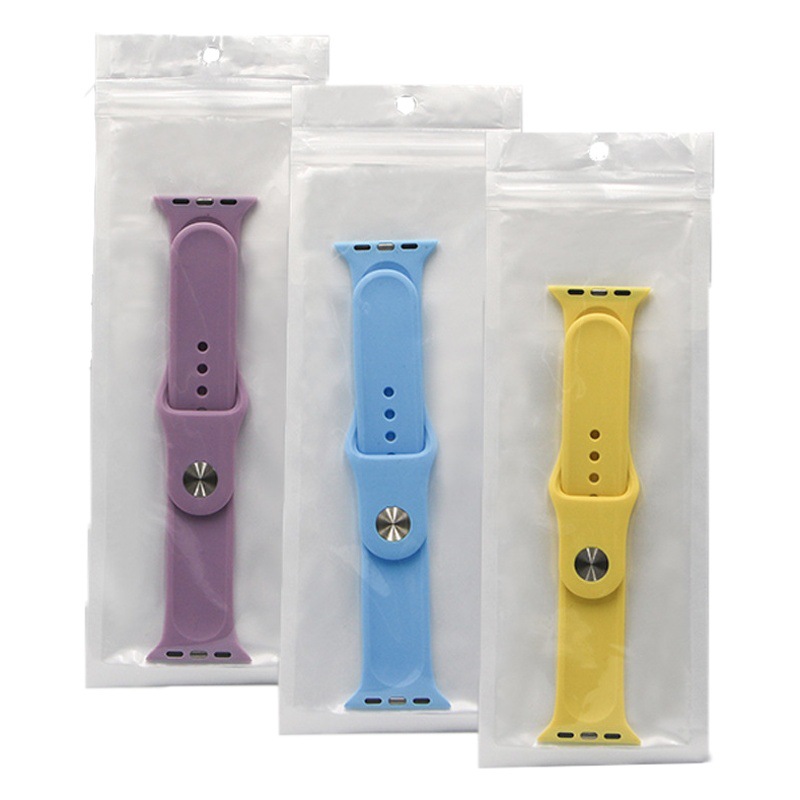 Ready Stock Watch Strap Packaging Bag Apple Watch Long Pearlescent Bag Huawei Bracelet Strap Ziplock Bag