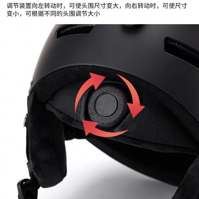 Picture of Snow Helmet Bicycle Riding Warm Helmet Driving Take-out Windproof Commuter Hat Ski Cold Safety Hat