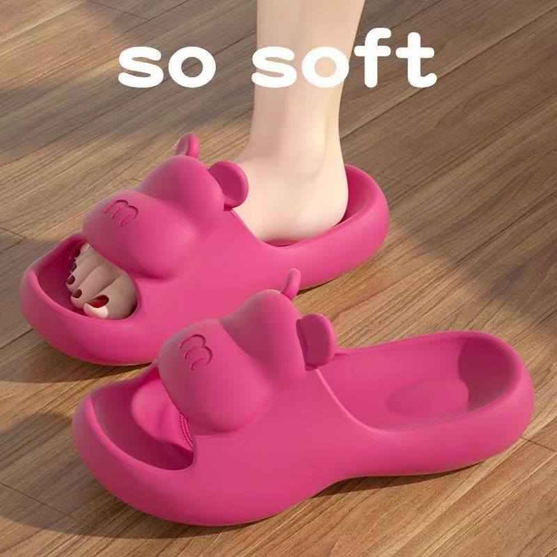 Summer Women's Dung Slippers Home Bathroom Non-Slip Deodorant Outer Wear Wear-Resistant Men's Sandals Wholesale