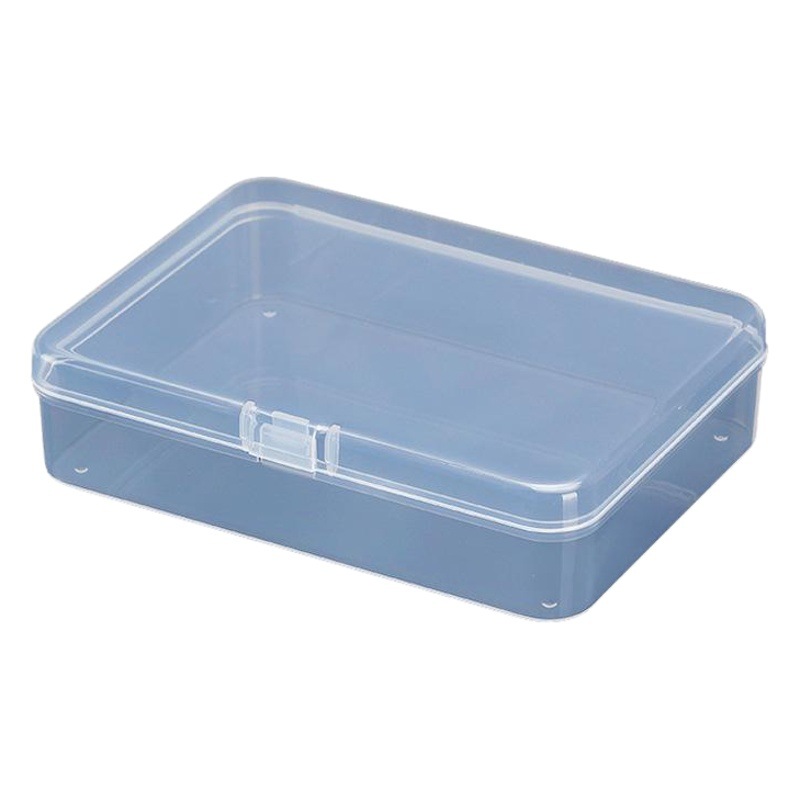 Large quantity of in stock high quality transparent plastic box rectangular cross-border universal cotton swab plastic box storage box