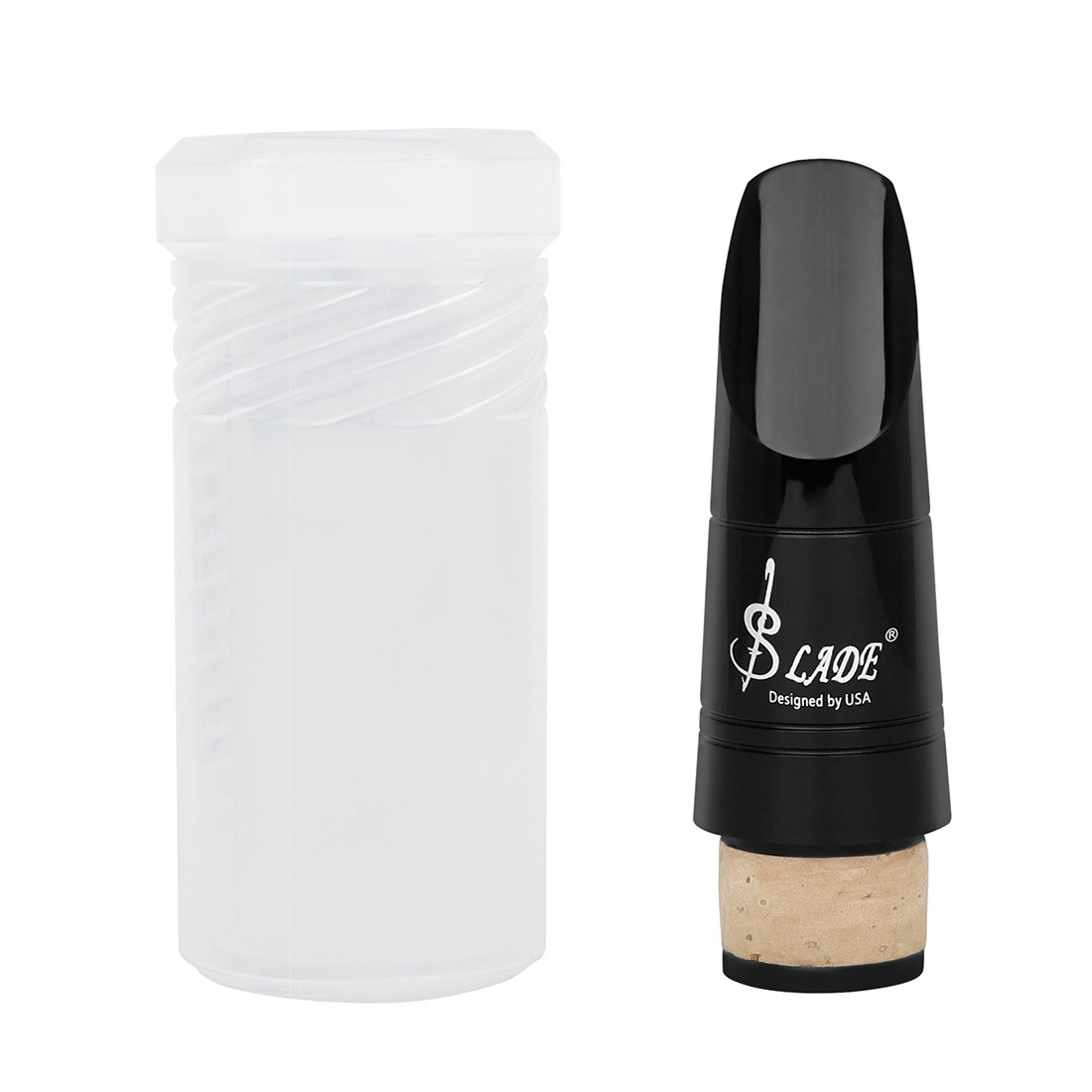 SLADE High-grade Clarinet Flute Head Cork Flute Head B- tone Clarinet Whip Nozzle Beginner Blacktube Flute Head Nozzle